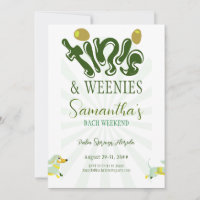 Weenies & Tinies Martini Bash Bachelorette Wochene