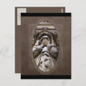 Weeping Beerdigung Art Postkarte (Vorne/Hinten)