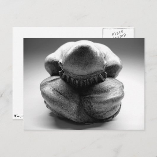 Weeping Buddha Postkarte (Vorne/Hinten)