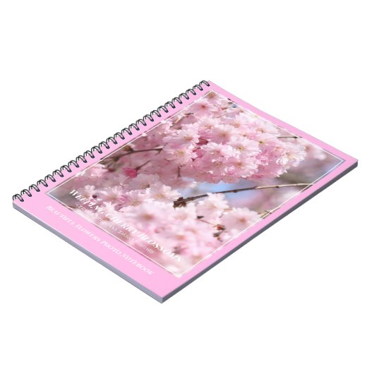 Weeping Cherry Blossoms [Foto-Notebook] Notizblock (Linke Seite)