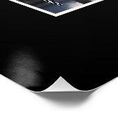 Weeping cherry tree ("Nara Ichiban-Zakura") Poster (Ecke)