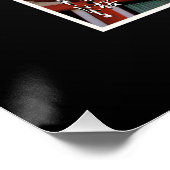 Weeping cherry tree ("Nara Ichiban-Zakura") Poster (Ecke)