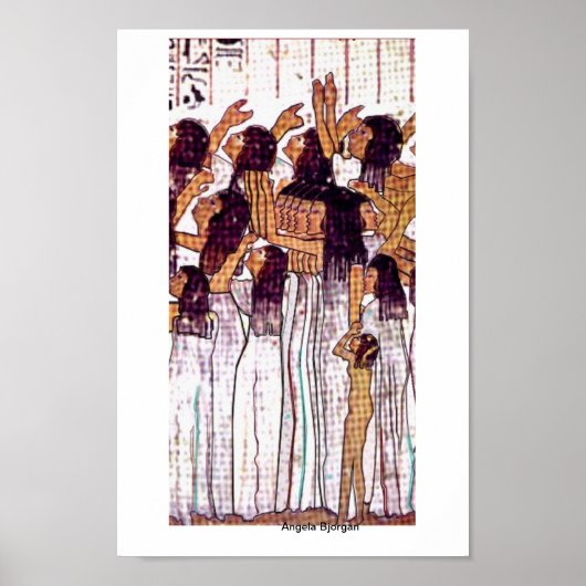 Weeping Egyptian Women Poster (Vorne)