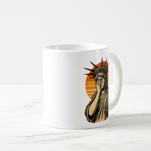 Weeping Liberty Mug Kaffeetasse (VorderseiteRechts)