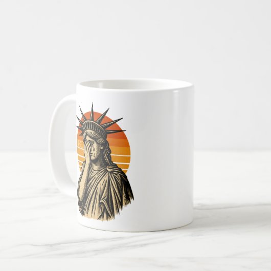 Weeping Liberty Mug Kaffeetasse (Vorderseite Links)