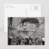 Weeping Lion Postcard Postkarte (Vorne/Hinten)