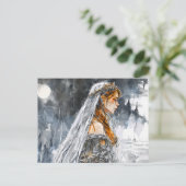 Weeping Princess Rosstrappe Legend Fantasy Scene Postkarte (Stehend Vorderseite)