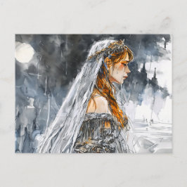 Weeping Princess Rosstrappe Legend Fantasy Scene Postkarte