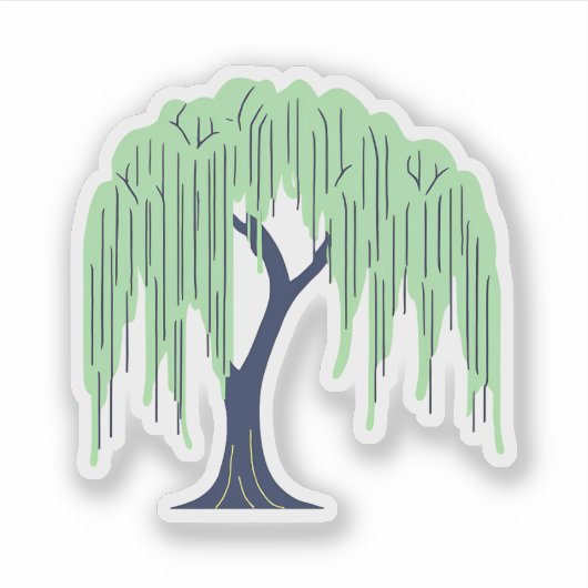 Weeping Willow Aufkleber (Vorderseite)
