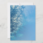 Weeping Willow Ethereal Dreamy Sky Wedding 2 Einladung (Rückseite)