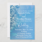 Weeping Willow Ethereal Dreamy Sky Wedding Einladung (Vorderseite)