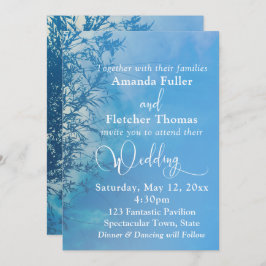 Weeping Willow Ethereal Dreamy Sky Wedding Einladung