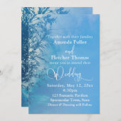 Weeping Willow Ethereal Dreamy Sky Wedding Einladung (Vorne/Hinten)