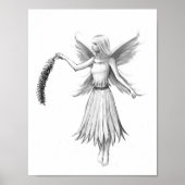 Weeping Willow Fairy mit Catkin Poster (Vorne)