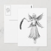Weeping Willow Fairy mit Catkin Postkarte (Vorne/Hinten)