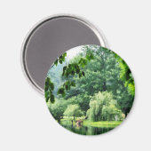 Weeping Willow in the Mist Magnet (Vorderseite/Rückseite)