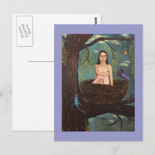 Weeping Willow Postkarte (Vorne/Hinten)