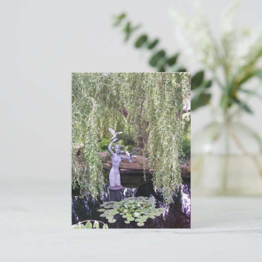 Weeping Willow Postkarte (Stehend Vorderseite)