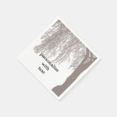 Weeping Willow Serviette (Ecke)