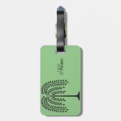 Weeping Willow Silhouette Thunder_Cove Gepäckanhänger (Rückseite vertikal)