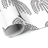 Weeping Willow Silhouette Thunder_Cove Geschenkpapier (Rolleneckpunkt)