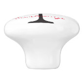 Weeping Willow Silhouette Thunder_Cove Keramikknauf (Seitenansicht)