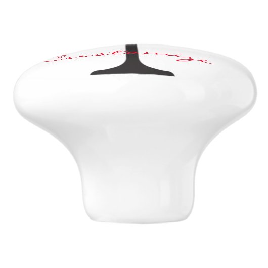 Weeping Willow Silhouette Thunder_Cove Keramikknauf (Seitenansicht)