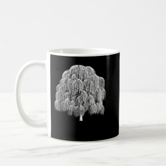 Weeping Willow Tree Arbor Days Kaffeetasse (Links)