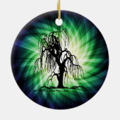 Weeping Willow Tree Keramik Ornament (Hinten)