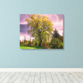 Weeping Willow Tree Leinwanddruck (Insitu (Holzboden))
