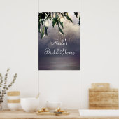 Weeping Willow Tree & Mason Jar Lights Banner Poster (Küche)