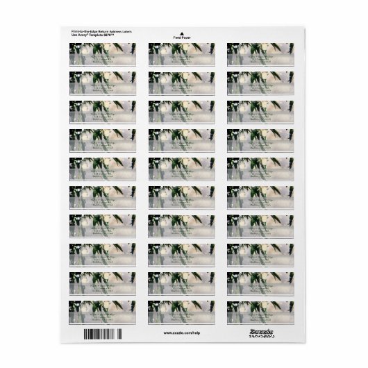 Weeping Willow Tree & Mason Jar Lights - Einladung (Vorne)