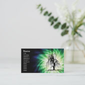 Weeping Willow Tree Visitenkarte (Stehend Vorderseite)