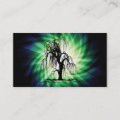 Weeping Willow Tree Visitenkarte (Rückseite)