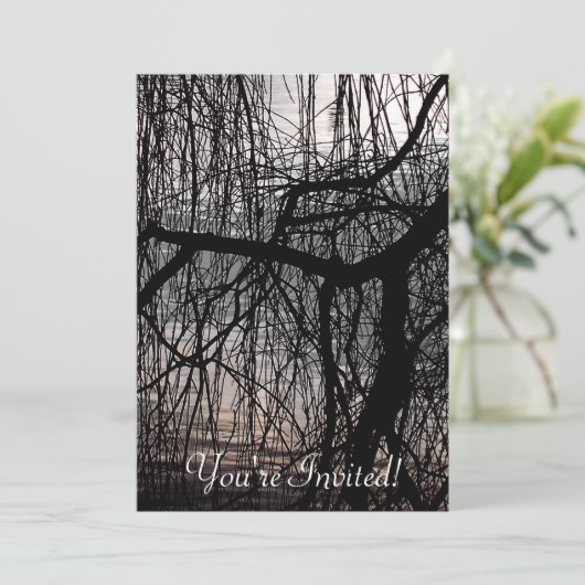 WEEPING WILLOW TREES EINLADUNG (Stehend Vorderseite)