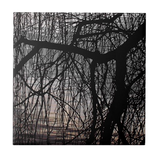 WEEPING WILLOW TREES FLIESE (Vorderseite)