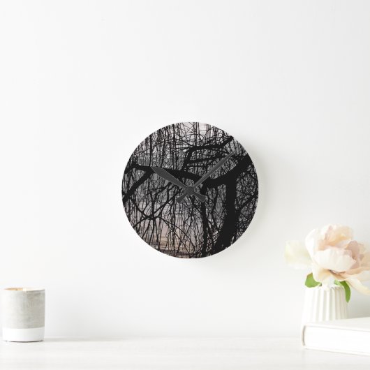 WEEPING WILLOW TREES RUNDE WANDUHR (Zuhause)