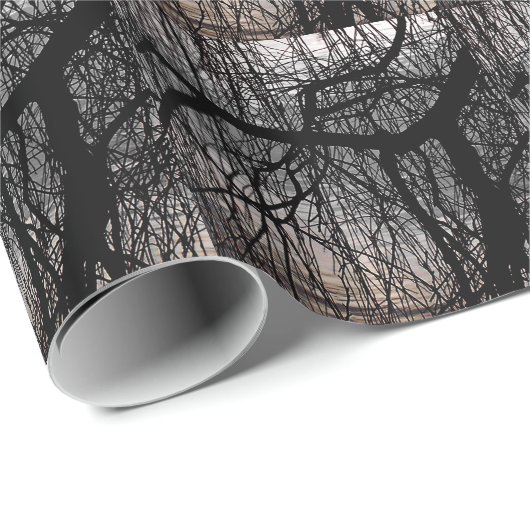 WEEPING WILLOW TREM GESCHENKPAPIER (Rolleneckpunkt)