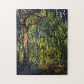 Weeping Willow von Claude Monet Puzzle (Vertikal)