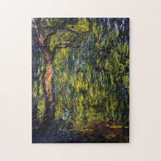 Weeping Willow von Claude Monet Puzzle (Vertikal)