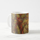 Weeping Willow von Claude Monet, Vintage Kunst Kaffeetasse (Vorderseite Links)