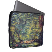 Weeping Willow von Claude Monet, Vintage Kunst Laptopschutzhülle (Vorne Rechts)