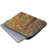 Weeping Willow von Claude Monet, Vintage Kunst Laptopschutzhülle (Vorne Knopf)