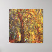 Weeping Willow von Claude Monet, Vintage Kunst Leinwanddruck (Vorderseite)