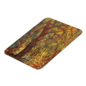 Weeping Willow von Claude Monet, Vintage Kunst Magnet (Linke Seite)
