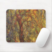 Weeping Willow von Claude Monet, Vintage Kunst Mousepad (Mit Mouse)