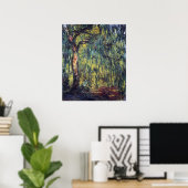 Weeping Willow von Claude Monet, Vintage Kunst Poster (Heimbüro)