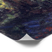 Weeping Willow von Claude Monet, Vintage Kunst Poster (Ecke)