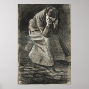 Weeping Woman 1888 Vincent van Gogh Poster