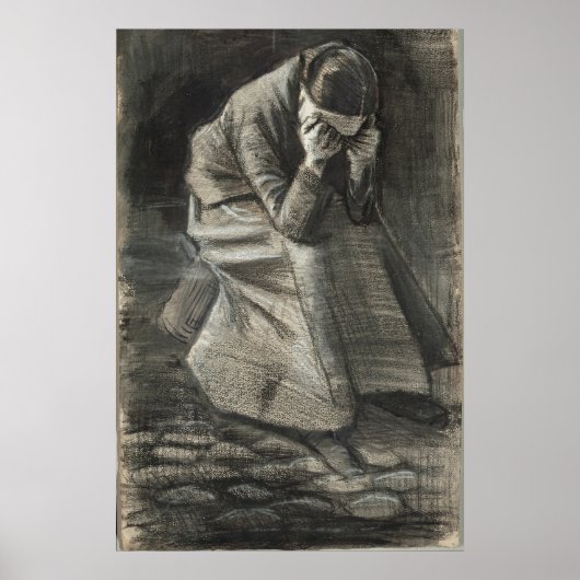 Weeping Woman 1888 Vincent van Gogh Poster (Vorne)
